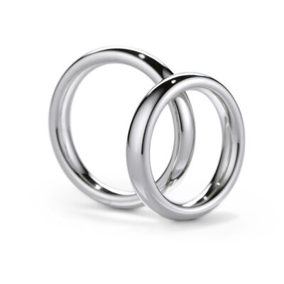 Eheringe wie diese finden Sie bei Juwelier Biegel in Frankfurt